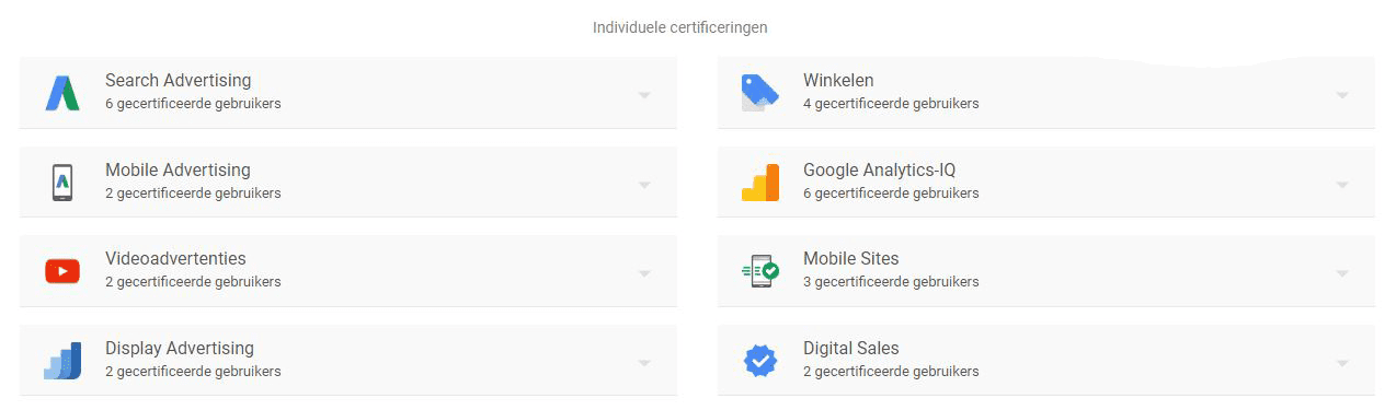 Google certificeringen Searchflow
