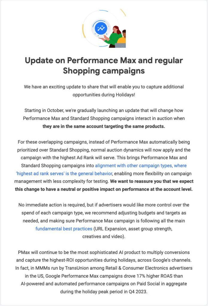 De nieuwe Google Ads-regels zorgen voor een gelijkwaardige behandeling van Shopping- en Performance Max-campagnes, wat adverteerders meer controle biedt.
